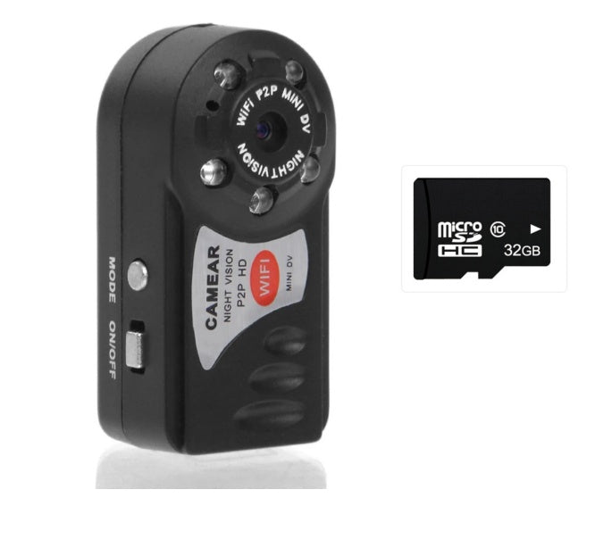 Mini WiFi Caméra Sans Fil Securiy Caméra Vidéo Avec Vision Nocturne Infrarouge Sans Fil DVR