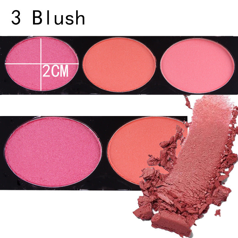 MLLE ROSE 144 couleur 3 couleur 3 Couleur Fard À Paupières blush sourcil maquillage maquillage maquillage kit spécial gros