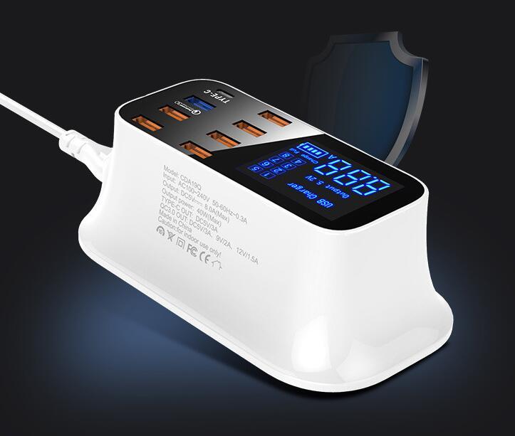 Charge rapide 3.0/Intelligent Ordinaire USB Chargeur Station