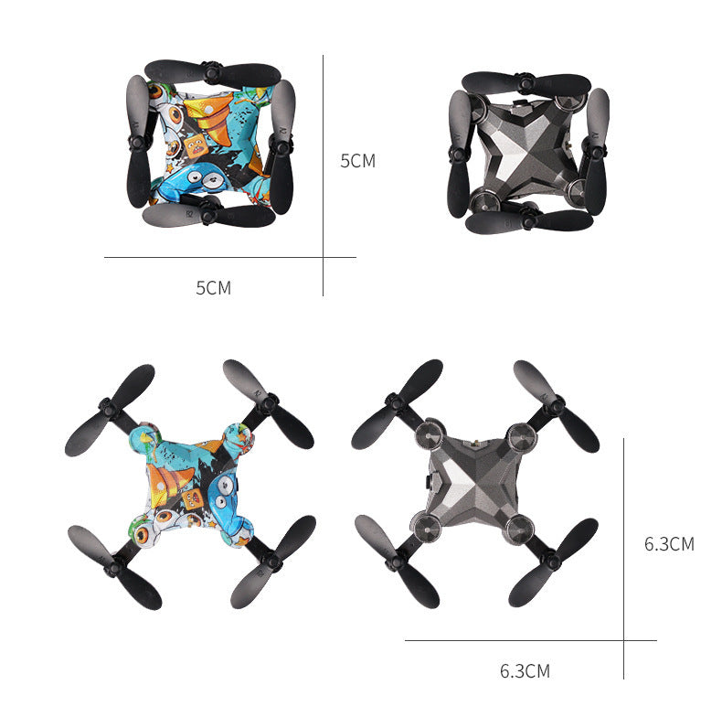 Suitcase Mini Drone Folding Aerial Photo Remote Control Plane