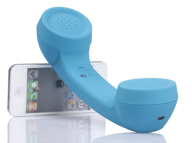 Bluetooth Sans Fil Connexion Rétro Microphone Téléphone Casque