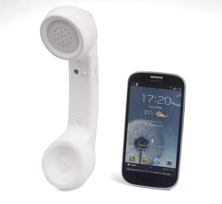 Bluetooth Sans Fil Connexion Rétro Microphone Téléphone Casque