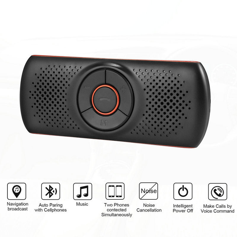 Bluetooth De Voiture Mains Libres Téléphone MP3 Croix-Frontière De Voiture Haut-Parleur Subwoofer