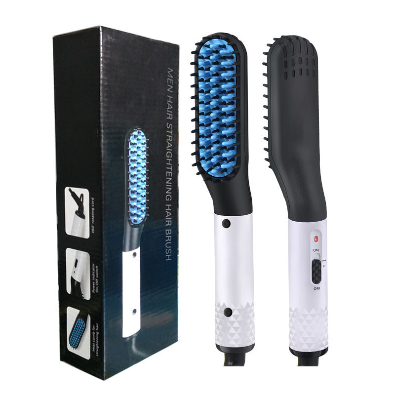 Cheveux multifonctionnel Redresseur de Cheveux Peigne Brosse Hommes Barbe Redressant