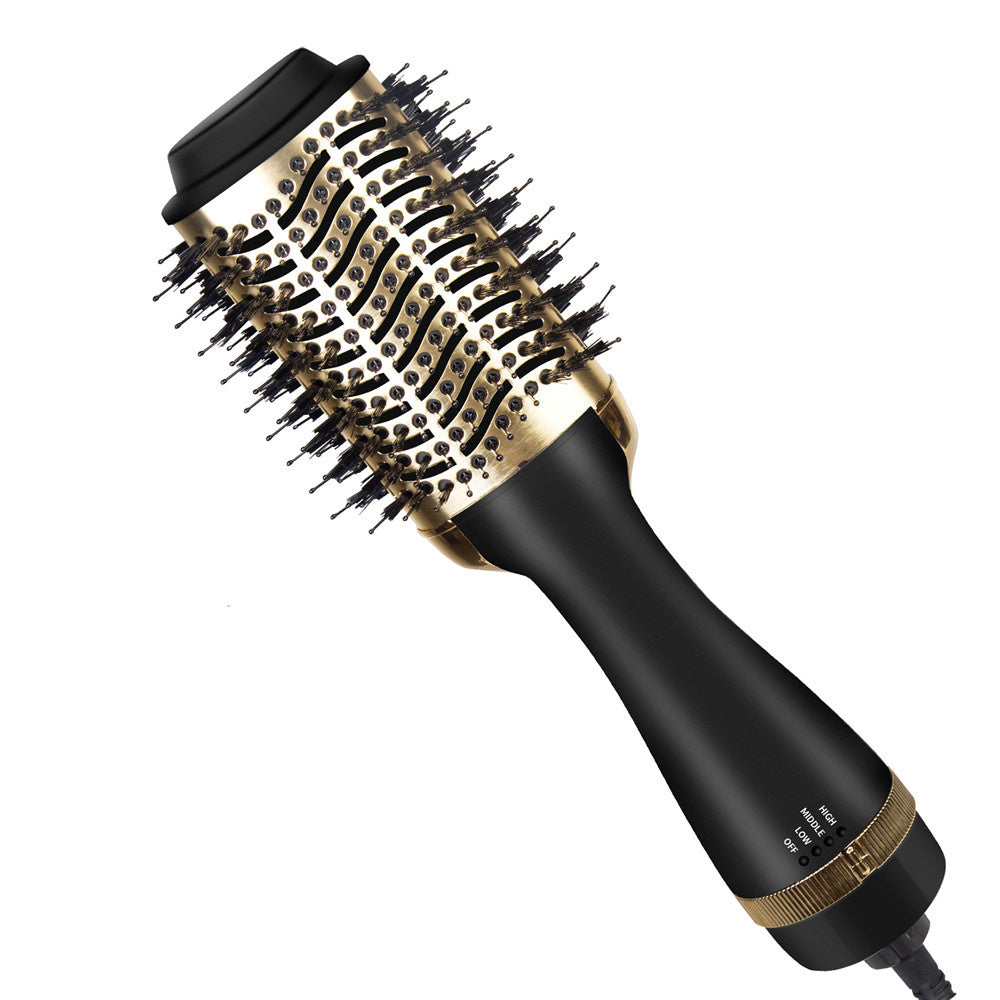 Single Stage Electric Hair Dryer Comb Comb Multifunctional Hair Straightener Curling 