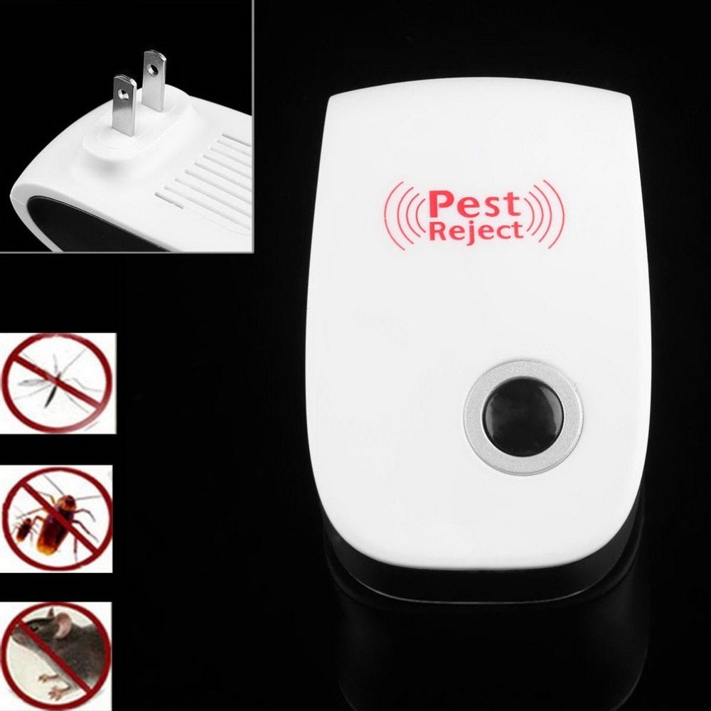 Électronique À Ultrasons Sain Rechargeble Anti Moustique Insecte Ravageur Rejeter Souris Répulsif Pratique Accueil EUUS Plug