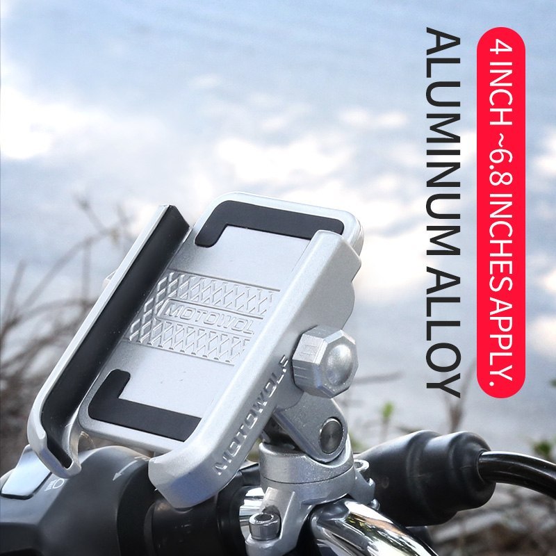 DEROACE Support de téléphone pour vélo Support universel Support de téléphone Support de guidon Véhicule électrique Porte-téléphones en alliage d'aluminium