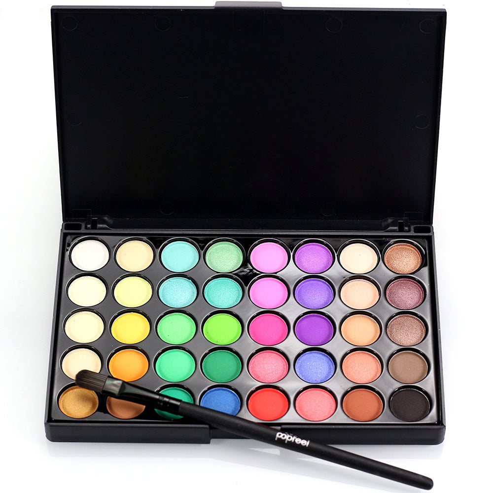 40 couleurs Maquillage Glitter Palette (Étanche)