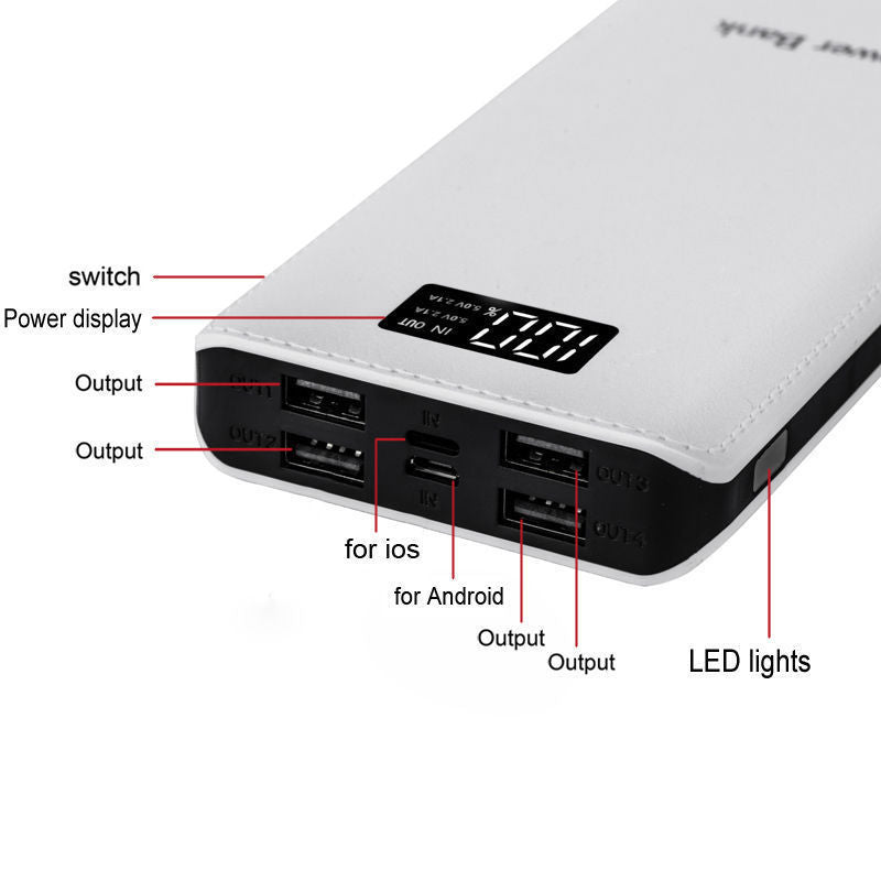 4USB sortie batterie d'alimentation