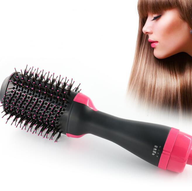 Single Stage Electric Hair Dryer Comb Comb Multifunctional Hair Straightener Curling 