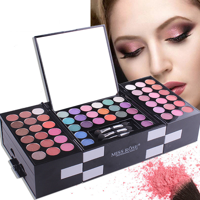 MLLE ROSE 144 couleur 3 couleur 3 Couleur Fard À Paupières blush sourcil maquillage maquillage maquillage kit spécial gros