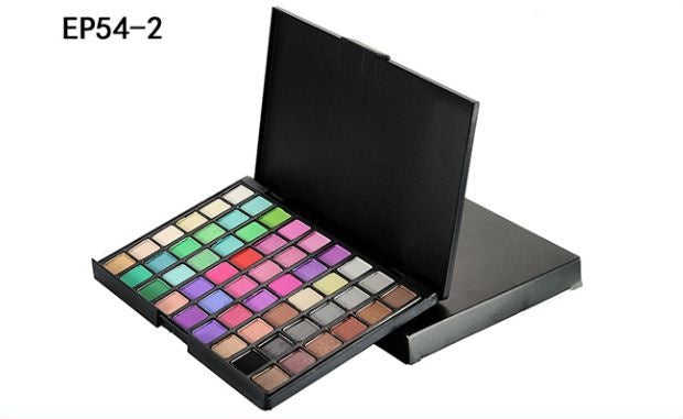 Portable Professionnel 54 Couleurs Ombre À Paupières de Mode De Palette Cosmétique Poudre Fard À Paupières Palette Maquillage Naturel Shimmer Mat Ensemble