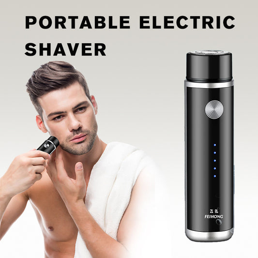 Mini Portable Rasoir Électrique Auto-Assistant Cheveux Maker Ortable Électrique Rasoir Barbe Couteau USB De Charge