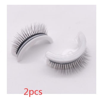 Réutilisable 3D Vison Cils Naturels Faux Cils Auto-adhésif Faux Colle-livraison Cils Maquillage Extension de Cils Cils De Soie