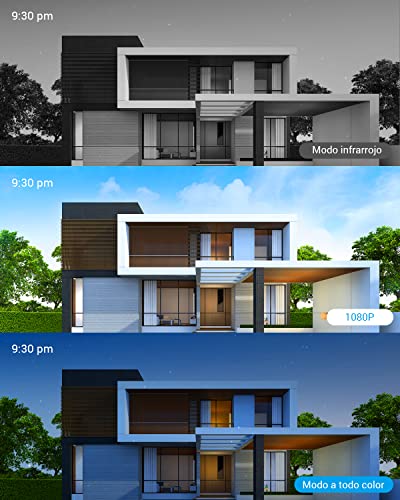 EZVIZ BC1C 1080P Cámara de Vigilancia WiFi Inalámbrica para Exteriores, Duración de la Batería 210d, Cámara con Baterías de 7800mAh, Detección de Personas, Visión Nocturna en Color, Audio Bidireccional, IP66 a Prueba de Agua