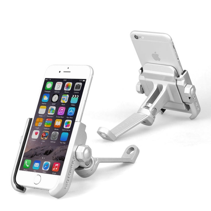 DEROACE Support de téléphone pour vélo Support universel Support de téléphone Support de guidon Véhicule électrique Porte-téléphones en alliage d'aluminium