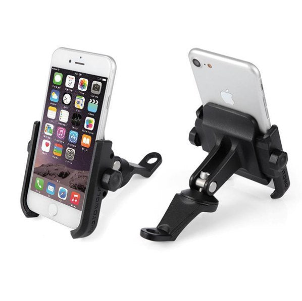 DEROACE Support de téléphone pour vélo Support universel Support de téléphone Support de guidon Véhicule électrique Porte-téléphones en alliage d'aluminium