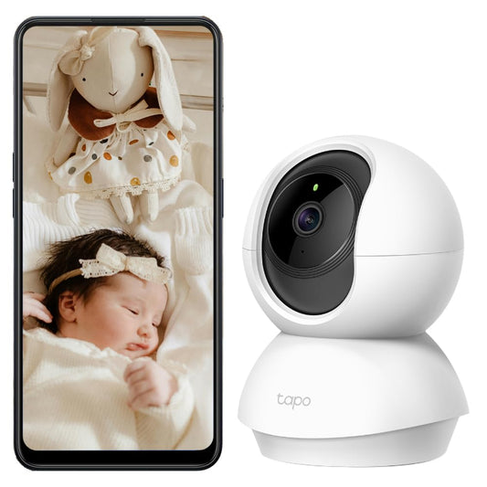 Tapo Caméra Surveillance WiFi intérieure 1080P C200, détection de personne, audio bidirectionnel, compatible avec Alexa et Google Assistant, pour Bébé/Animaux