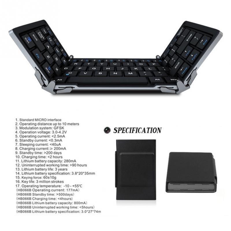 Intelligent Poche Pliant Clavier | Voyage Édition