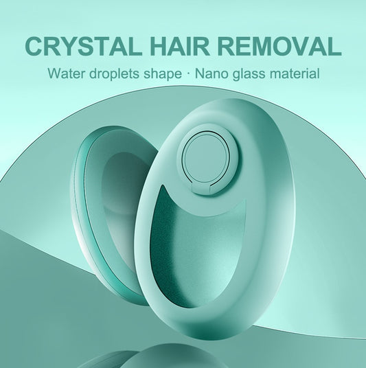 CJEER Borrador de pelo de cristal mágico mejorado para mujeres y hombres, herramienta de exfoliación física, herramienta de depilación sin dolor, herramienta de depilación para piernas, espalda y brazos