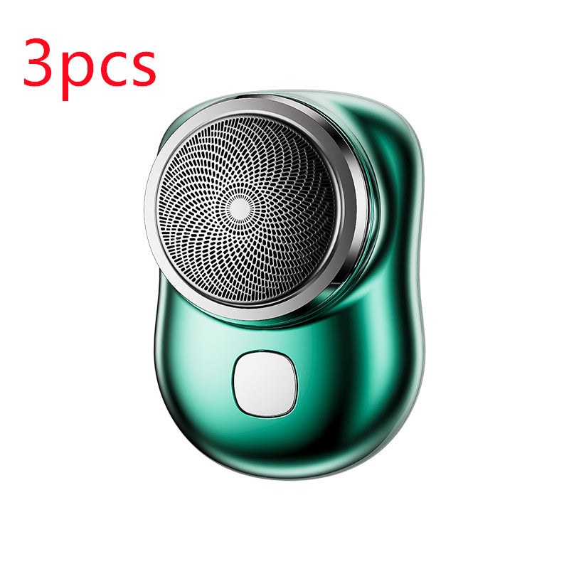 Mini Portable visage sans fil rasoirs Rechargeable USB électrique rasoir humide et sec indolore petite taille Machine rasage pour hommes