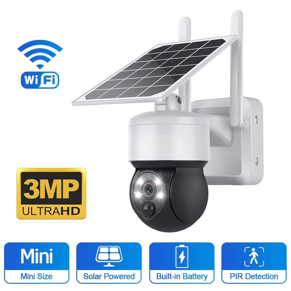 4G Solar Monitoring Camera Wireless Wifi Outdoor Remote HD Night Vision