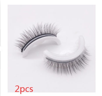 Réutilisable 3D Vison Cils Naturels Faux Cils Auto-adhésif Faux Colle-livraison Cils Maquillage Extension de Cils Cils De Soie