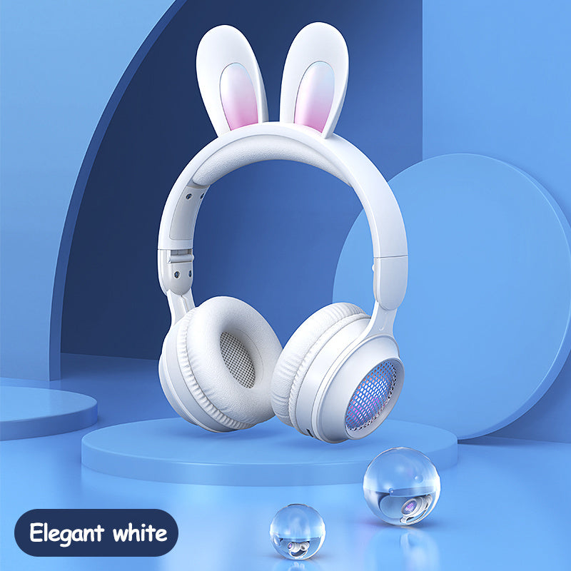 Lapin Oreille Casque Sans Fil Lumineux Extensible Casque de Blé