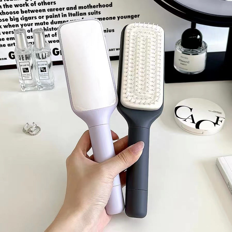 Auto-nettoyage brosse à cheveux rétractable anti-statique cuir chevelu massage promouvoir les peignes à coussin d'air pour les femmes soins capillaires