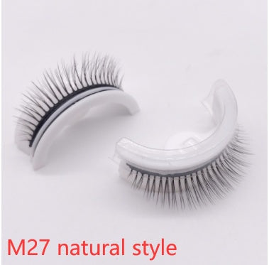 Réutilisable 3D Vison Cils Naturels Faux Cils Auto-adhésif Faux Colle-livraison Cils Maquillage Extension de Cils Cils De Soie