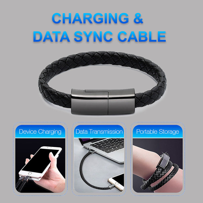 2022 nouveau Bracelet Chargeur USB De Charge Câble de Données De Charge Cordon Pour IPhone14 13 Max USB C Câble Pour Téléphone Micro câble