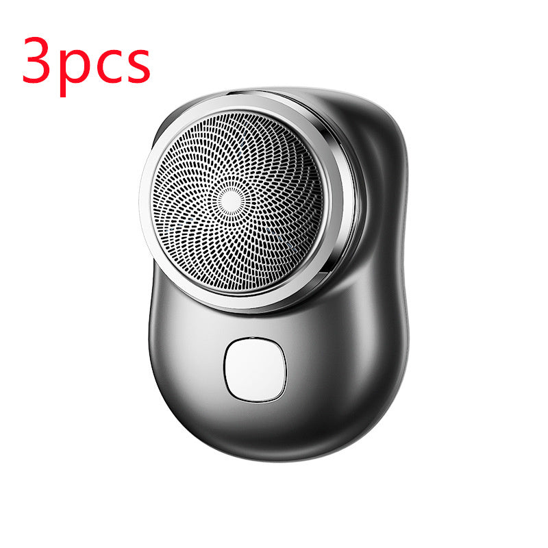 Mini Portable visage sans fil rasoirs Rechargeable USB électrique rasoir humide et sec indolore petite taille Machine rasage pour hommes