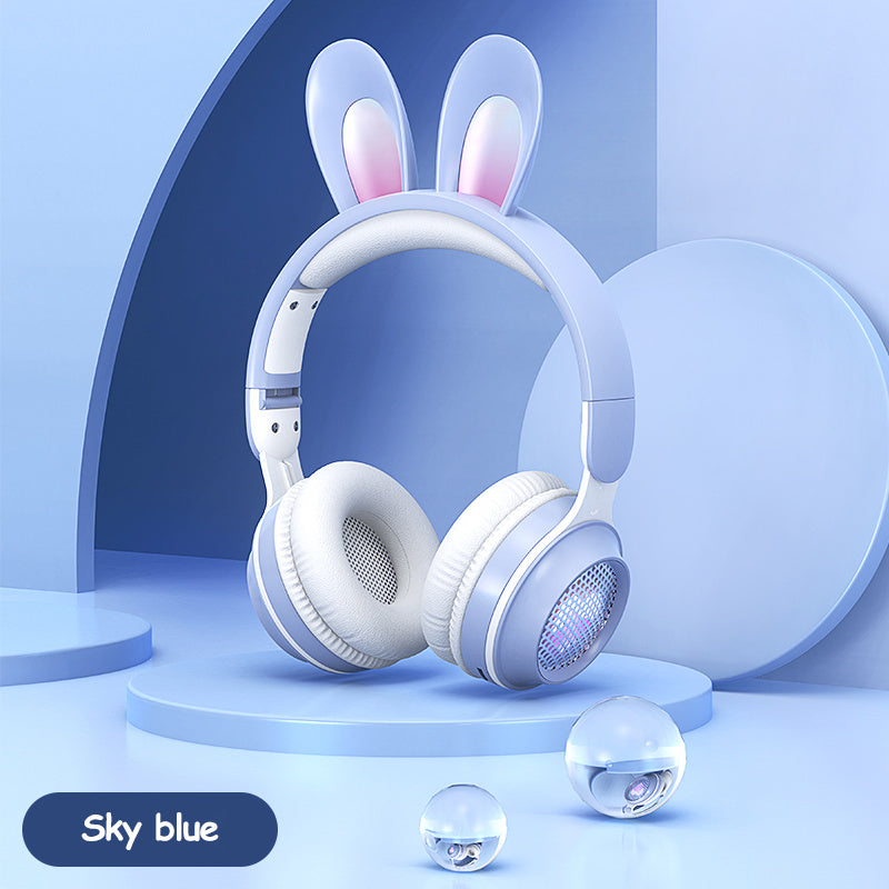 Lapin Oreille Casque Sans Fil Lumineux Extensible Casque de Blé